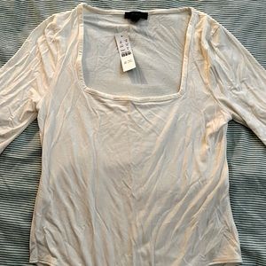 J. Crew Square Neck Bodysuit